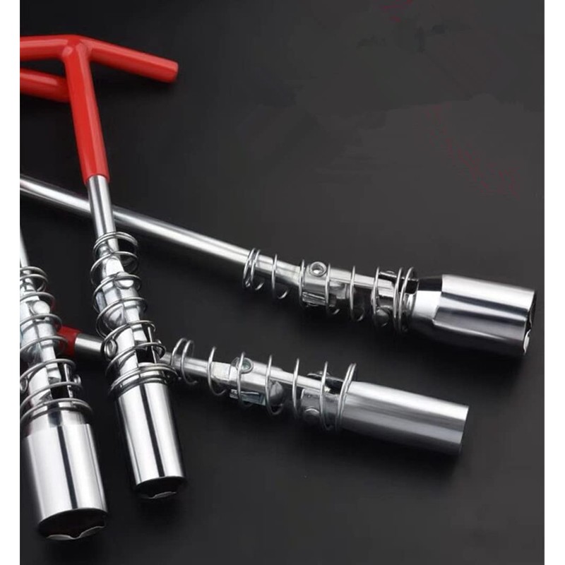 Plug Wrench, Universal Type, Bike Tool, Spring Included, Flexible Plug
