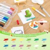 KETIEE Magic Puffy Paint: 58Pcs Magic Foam Texture Painting Kit,
