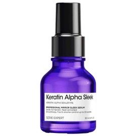 L'Oréal Professionnel Keratin Alpha Sleek Mirror Sleek Serum with Humidity and Heat Protection, for Long-Lasting Smoothness, Frizz and Volume Control, 50 ml