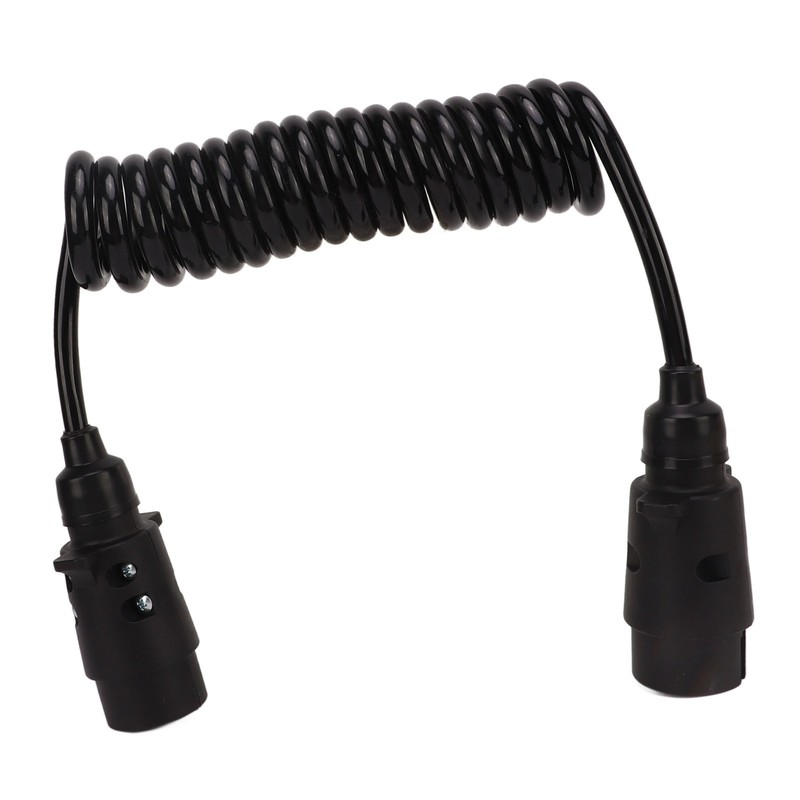 2m Trailer Light Board Extension Cable 7Pin Plug Socket Adapter