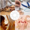 EXCEART 500 Clips De Goma Para Banda De Telar -