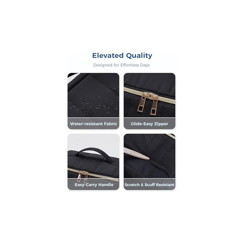 Cosmetic Bag Organizer Travel, Compact Lightweight Accessory for Travel and