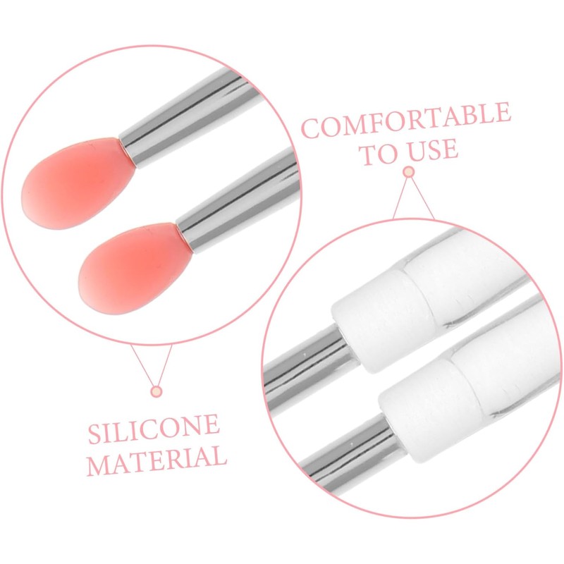 10 Piezas Kit De Pinceles Labiales Aplicador De Lápiz Labial