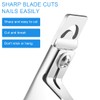 XPEX 1 x False Nail Clippers with 10 Magnets Sizer,