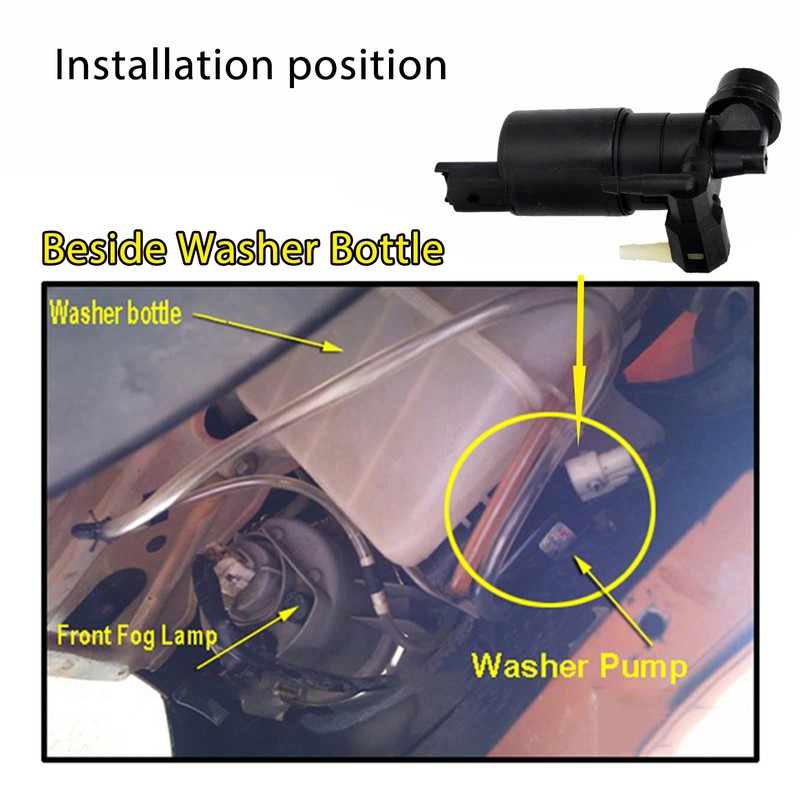 Xukey Front Rear Windscreen Wiper Washer Pump For 106 107