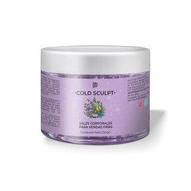 Sales Corporales para Vendas Frías - Cold Sculpt - Beauty Freedom -250g - Sales para Spa - Aceites Esencales de Romero, Lavanda y Pimienta Negra - Vit