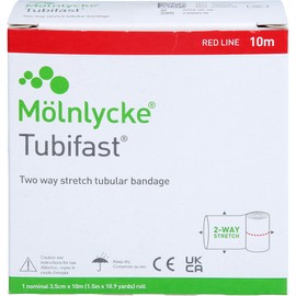 TUBIFAST 2-Way Stretch 3.5 cm x 10 m Red Pack of 1