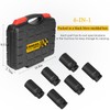 6 Pack 1/2" Crank Bolt Socket Set, 17MM, 19MM, 21MM,