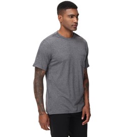 HIBOCT Post Shoulder Surgery Shirts for Men Clothes After Rotator Cuff Surgery Adaptive Full Snap Hospital Gowns for Men Dark Grey