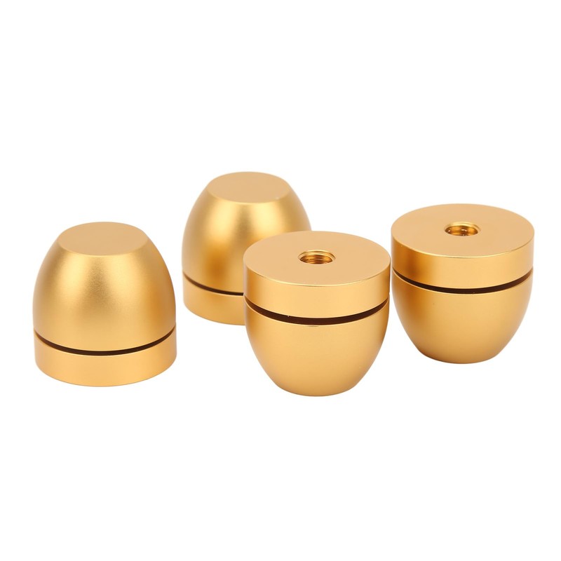 Aluminum Alloy Speaker Isolation Stand Feet Shock Absorption Pads for