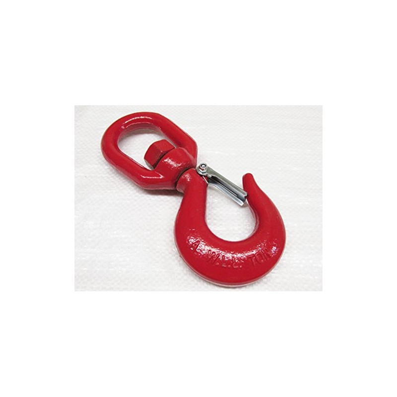 1.5 Ton Swivel Hook with Safety Catch (1500KG Lifting Red