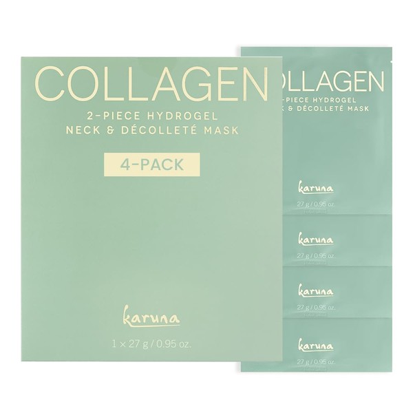 Karuna Skin - COLLAGEN Decollete & Neck Hydrogel Mask, 2-Piece