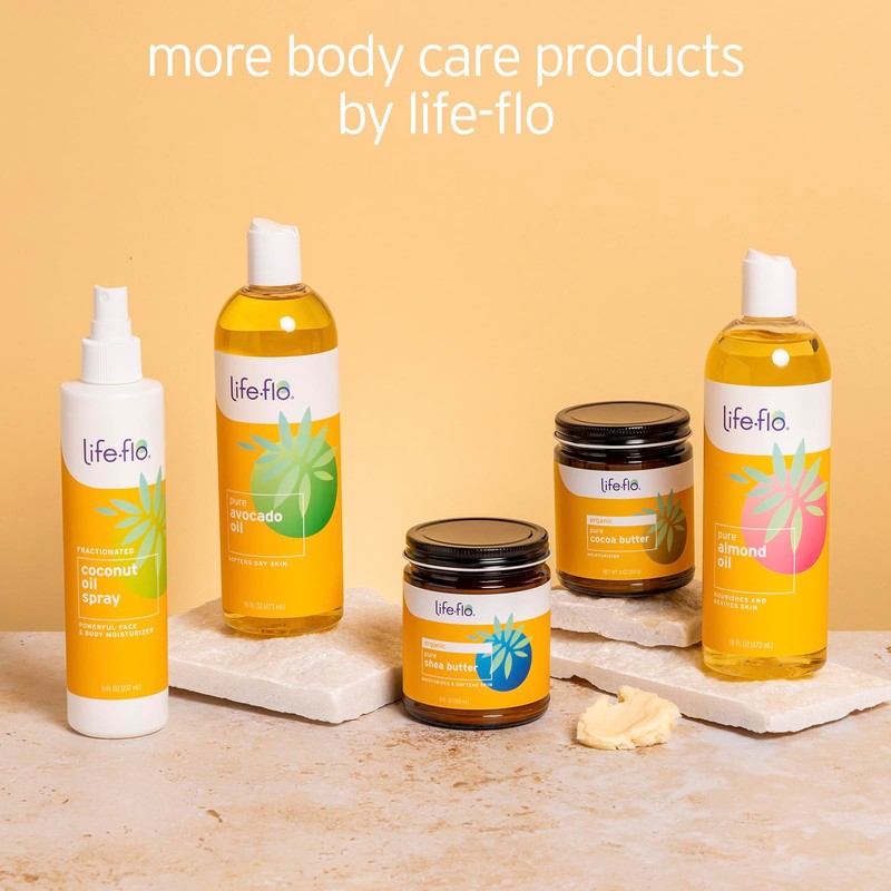 LifeFlo Fractionated Coconut Oil Spray - Liquid Coconut Oil for