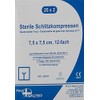 Slotted Compresses 7.5 x 7.5 cm Sterile 12 Pack of