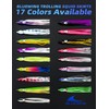BLUEWING Trolling Squid Skirts Fishing Saltwater Octopus Lures, Size 2in,