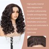 X-TRESS Big Curly Synthetic Elastic loose Wave Clearlace Lace Wig