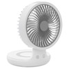 mollie 8-Inch Small Rechargeable USB Desk Fan Battery Operated with