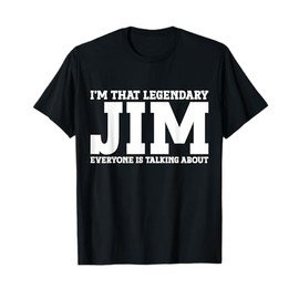 Jim Gifts Jim Tee Men Name Birthday Gifts Funny Jim T-Shirt