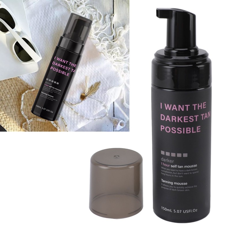 150ml Dark Self Tanning Foam Enriched with Argan Oil Even