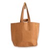 Fluf Organic Cotton Box Tote Bag, Nutmeg
