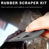KVAEY 5 in 1 Rubber Squeegee Kit, Anti-Scratch Flexible Soft
