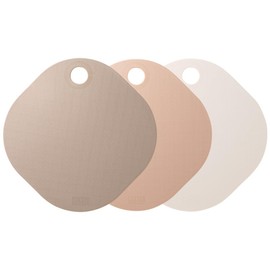 &NE Recopo NIK-188-BTB Cutting Board, Set of 3 Colors, Beige, Terracotta, Brown, Made in Japan, Nikii Antibacterial, Dishwasher, Mini Cutting Board, Hanging, Small, Round, Square, Kitchen, Thin,