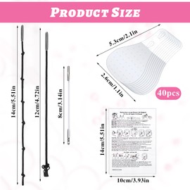 Abeillo 40 Stück Face Lifting Tape, Face Tape Lifting Gesicht, Face Lift Tape, Eye Lift Tape Make-up Gesicht Lift Werkzeuge, Invisible Face Lift Sticker, Gesichtsaufkleber