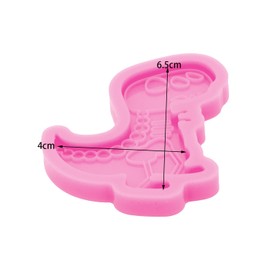 Baby Dinosaur Silicone Resin Mold Dinosaur Shape Keychain Resin Mold Expoy Resin Casting Mold for Jewelry and Pendant Making Ideal Gift Necklace Crafts Making