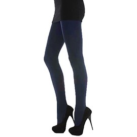 Undercover Ladies silky 300 Denier Appearance Thermal Tights Navy Medium