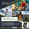 Alvada Mens Merino Wool Crew Socks Thermal and Warm Socks