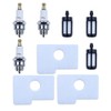 Gubeter Air Fuel Filter Spark Plug Tune Up Kit for