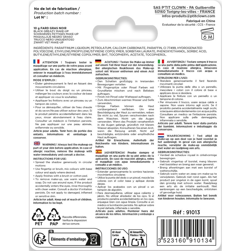 PTIT CLOWN Fard Grass 10 g