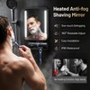 Shower Mirror Fogless for Shaving, Anti-Fog Shaving Mirror with Light