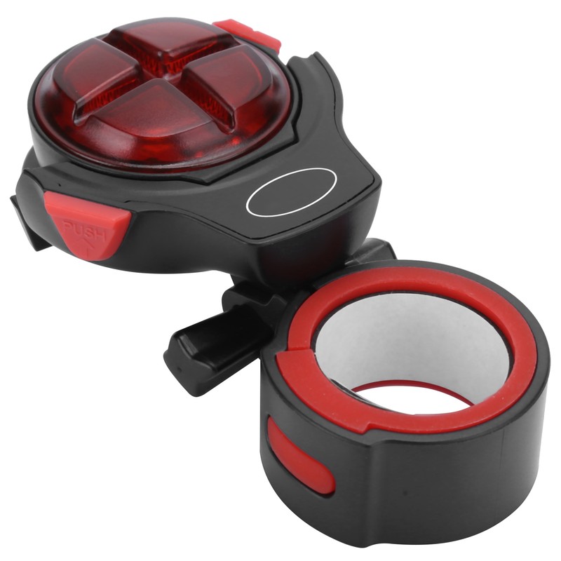 Bike Induction Taillight USB Rechargeable Waterproof Warning LED Rear Lights