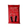 Tiardey Universal Fire Blanket,Large,Quick Unfolding with Loops,1 x 1 m