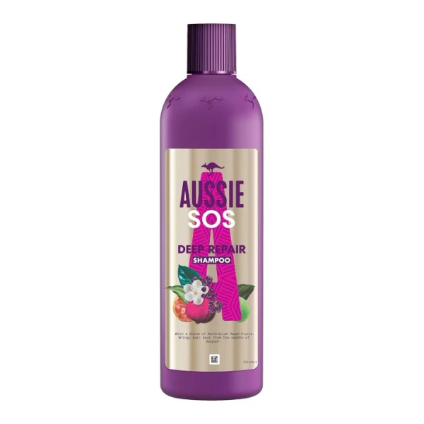 Aussie SOS Deep Repair Shampoo 490ml