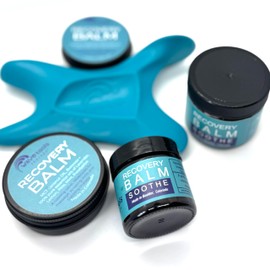 All Natural Recovery Balm Soothe for Massage, Muscle Scraping, Cupping by Wave Tools Made in Colorado, Small Batch with Coconute Oil, Beeswax, and 100% Pure Essential Oils (3 oz Metal tin)