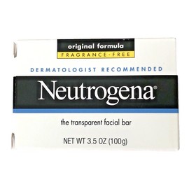 Neutrogena Transparent Facial Bar Original Formula Fragrance Free 3.5oz Lot of 4