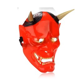 [WinJapan] Mask Demon Hannya Setsubun Red Demon, Handmade Cosplay Halloween Event Patty (Red Demon)