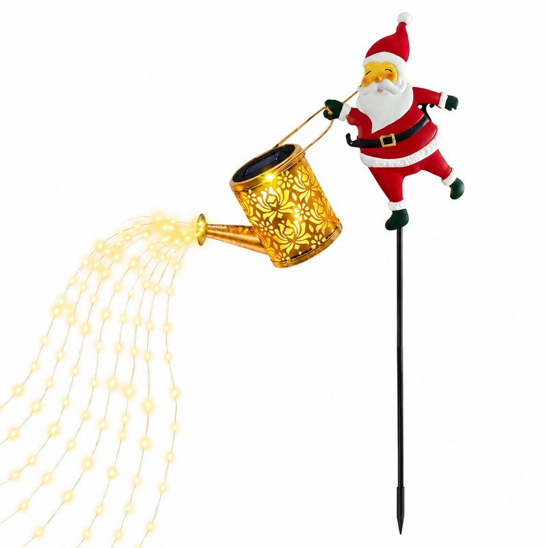 Santa Claus Solar Lantern for Outdoor Decor – IP65 LED