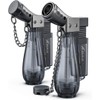 2 Pack Jet Lighter, Gas Butane Refillable Adjustable Flame Torch