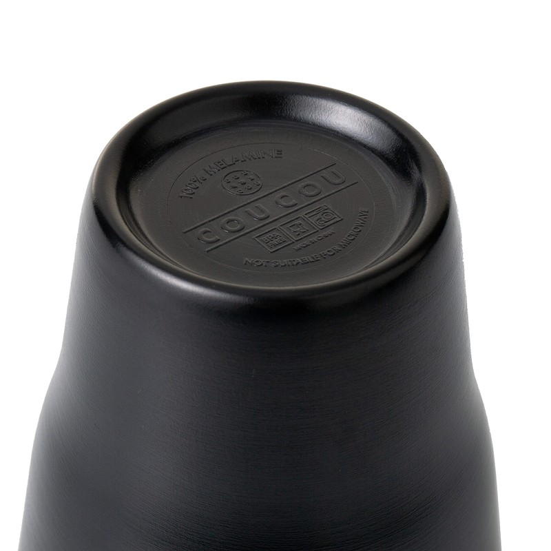 Dual Colour 6 Piece 260ml Tumbler Set Beige/Black