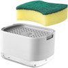 Dish Soap Dispenser for Kitchen, 2 in 1 Premium Sponge