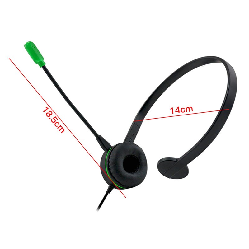 Laroal Wired Single Ear Gaming Headset with Mic 3.5mm Adapter