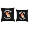 Guess What Corgi Butt Throw Pillow
