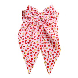 BBTDIN Apple Print Headband Turban Girls Fruits Apple Hair Band Red Apple Pattern Headwear BW88 (Hair Scarves Bow, Free Size)