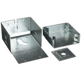 Simpson Strong Tie ABW44Z ZMAX Galvanized 16-Gauge 4-Inch by 4-Inch Adjustable Post Base