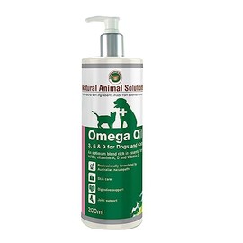 Natural Animal Solutions Omega Oil 3, 6 & 9 for Dogs 200 ml