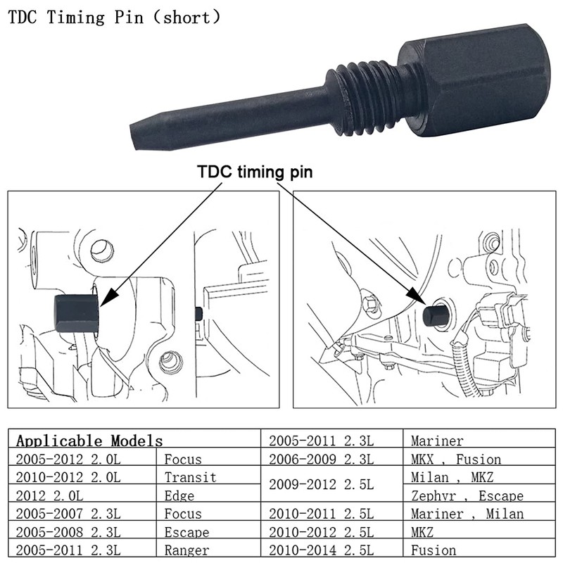 kweiny Camshaft Alignment Timing Tool Kit for Ford Mercury Mazda