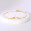 Collar Cadena Tulipán Con Cristal Joyería De Lujo Pulsera